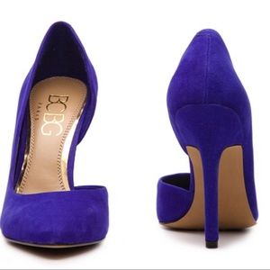 BCBG Paris suede pumps